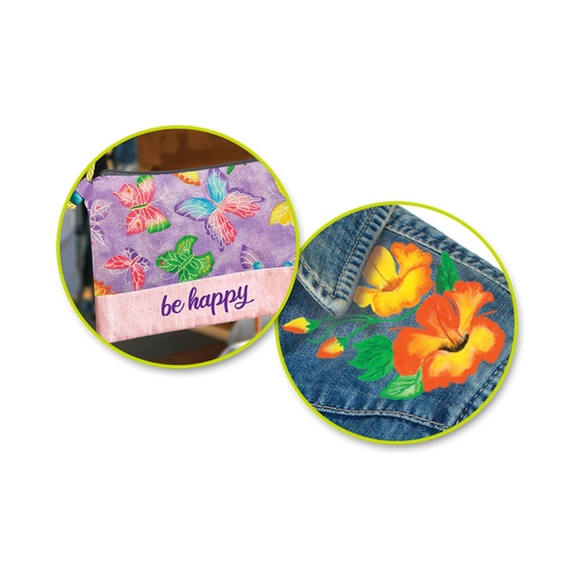 Permanent Fabric Paint Marker (Blue Sapphire) - Picture 3 of 9